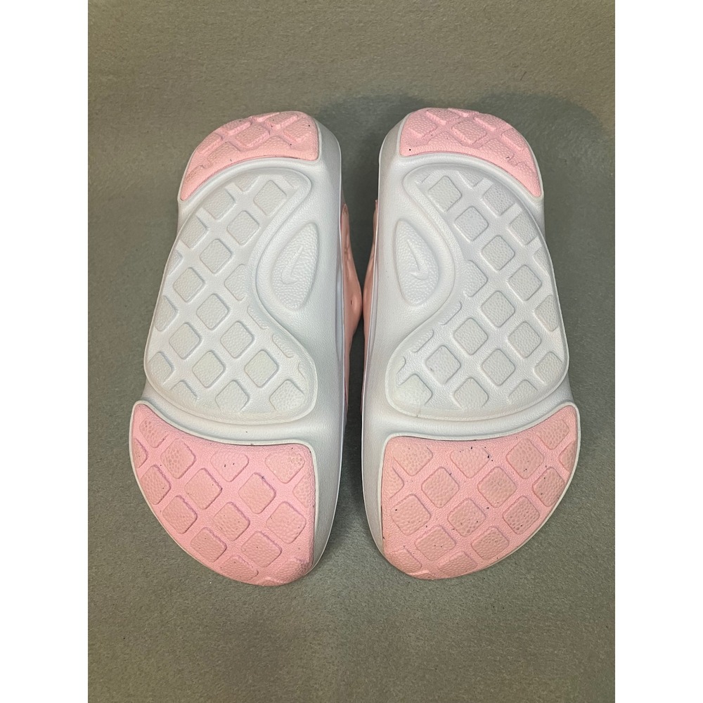 Nike Aqua Swoosh Kids Size 13 Pink White Slip On - Picture 5 of 7